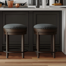 Krishay Forge American Traditional Swivel Barstool