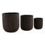 Hartmere Planter Set of 3 Brown