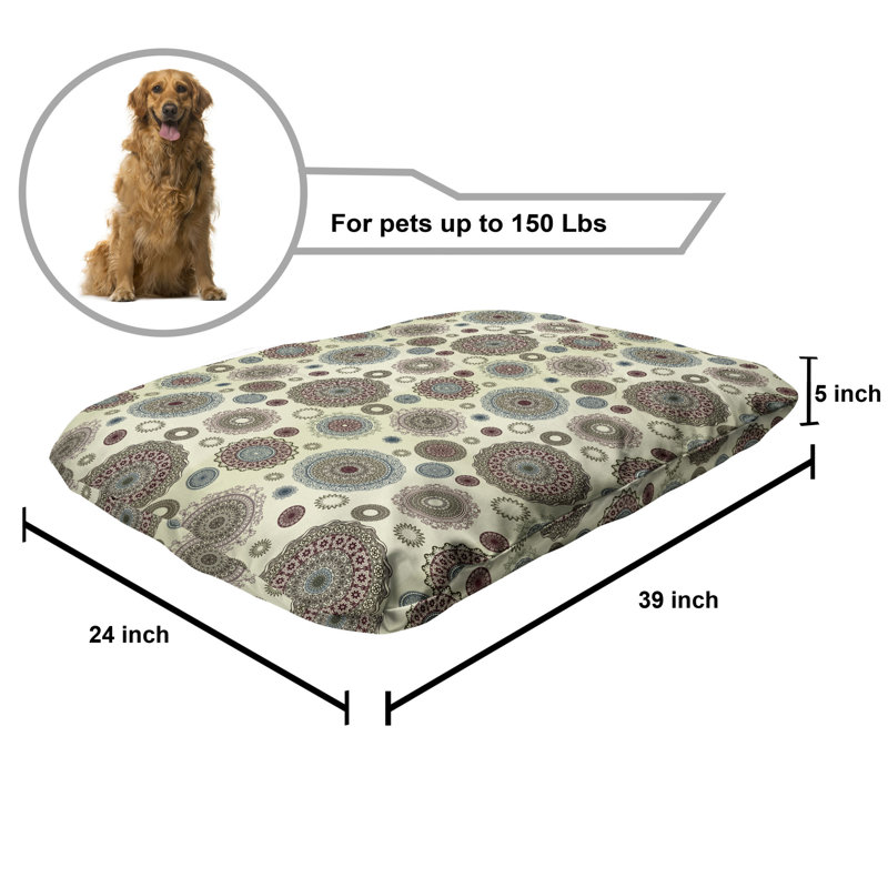 Multicolore, lit pour animal de compagnie Ambesonne