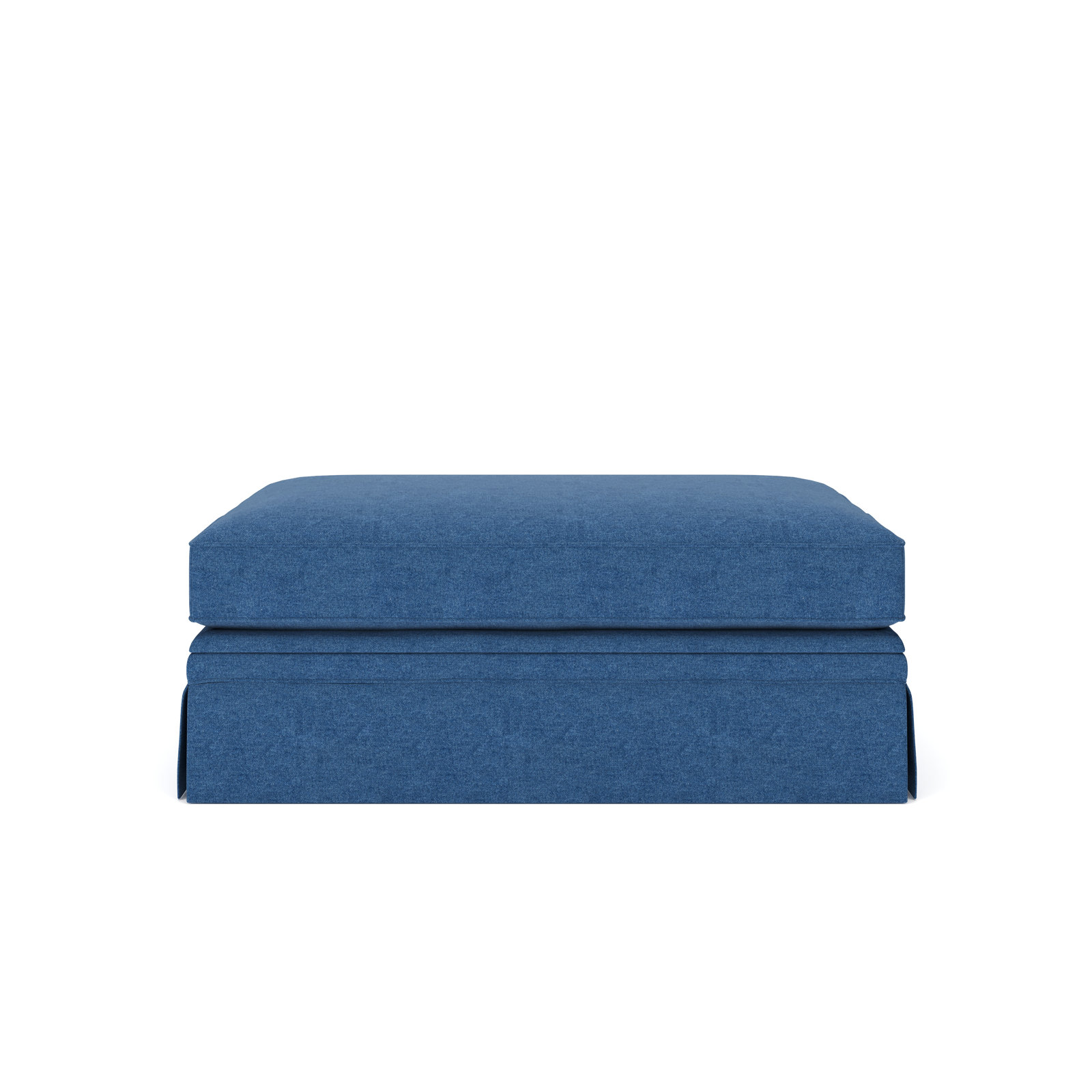 Shelby 47" Ottoman, Classic Indigo Denim
