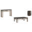 Cypress Point 3 - Piece Stone Coffee Table Set