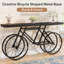 Console en bois manufacturé et en acier avec base de vélo industrielle Jurel -1319592076-1316428916