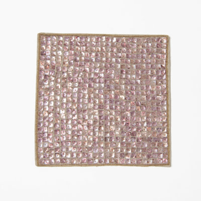 Mother Of Pearl Reversible Pillow Cover