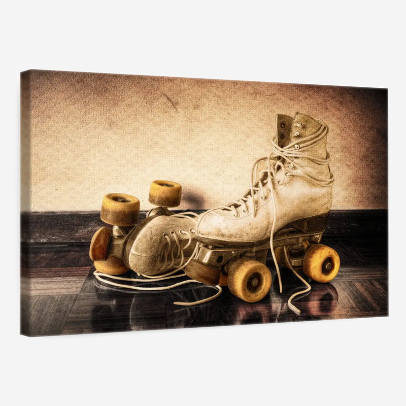 " Vintage Roller Skates " by Ivan S, 34" H x 51" W x 1.25" D