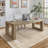 Ladonya Vintage Washable Beige Area Rug with Non-Slip Backing-112420073