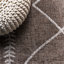 Tapis brun / beige Kinkade Tribal Diamond-810273359