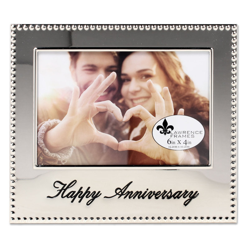 Mather Silver Metal Matte Picture Frame