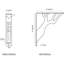 Support en fer forgé Damon (support central simple) (paquet de 2)-112065607