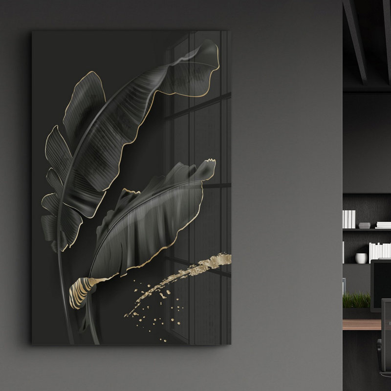 Elegant Tempered Glass Painting, 27.6 x 43.3 Inches | 100% Tempered Glass, Thickness: 0.16 Inches | UV Printed Artwork, Perfect for Home Decor & Modern Interiors, Stunning Visuals for Any Room