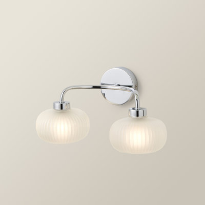 Rawdha Glass Armed Sconce