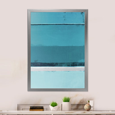 Art moderne gris et bleu II 2PT47705