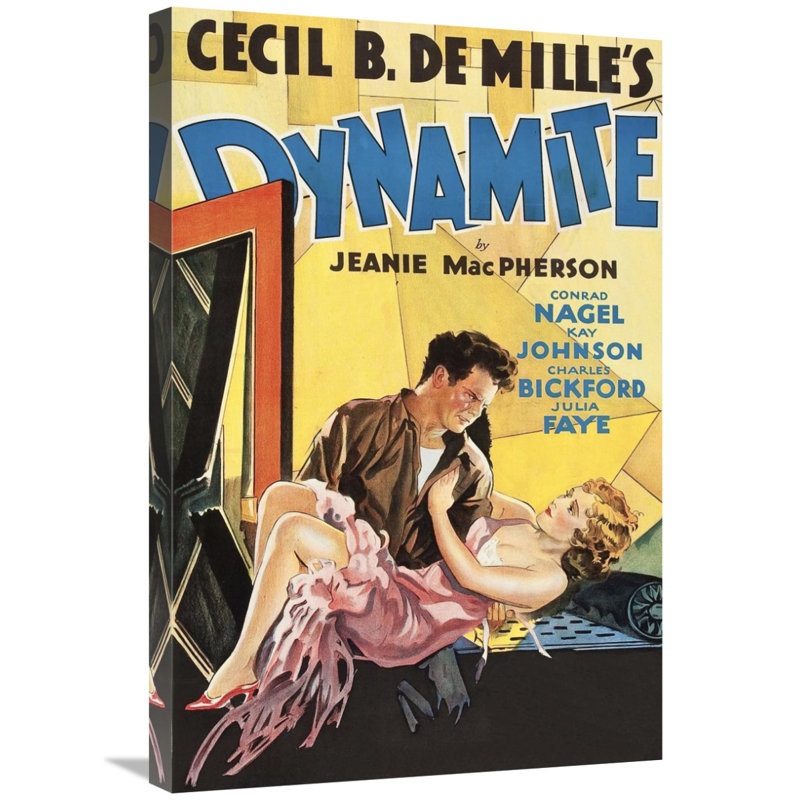 " Film Posters Dynamite ", 30" H x 20" W x 1.5" D