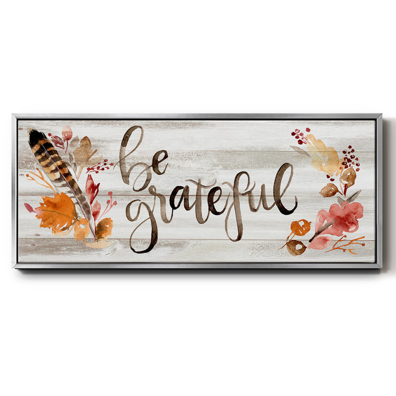 Grateful - toile encadrée
