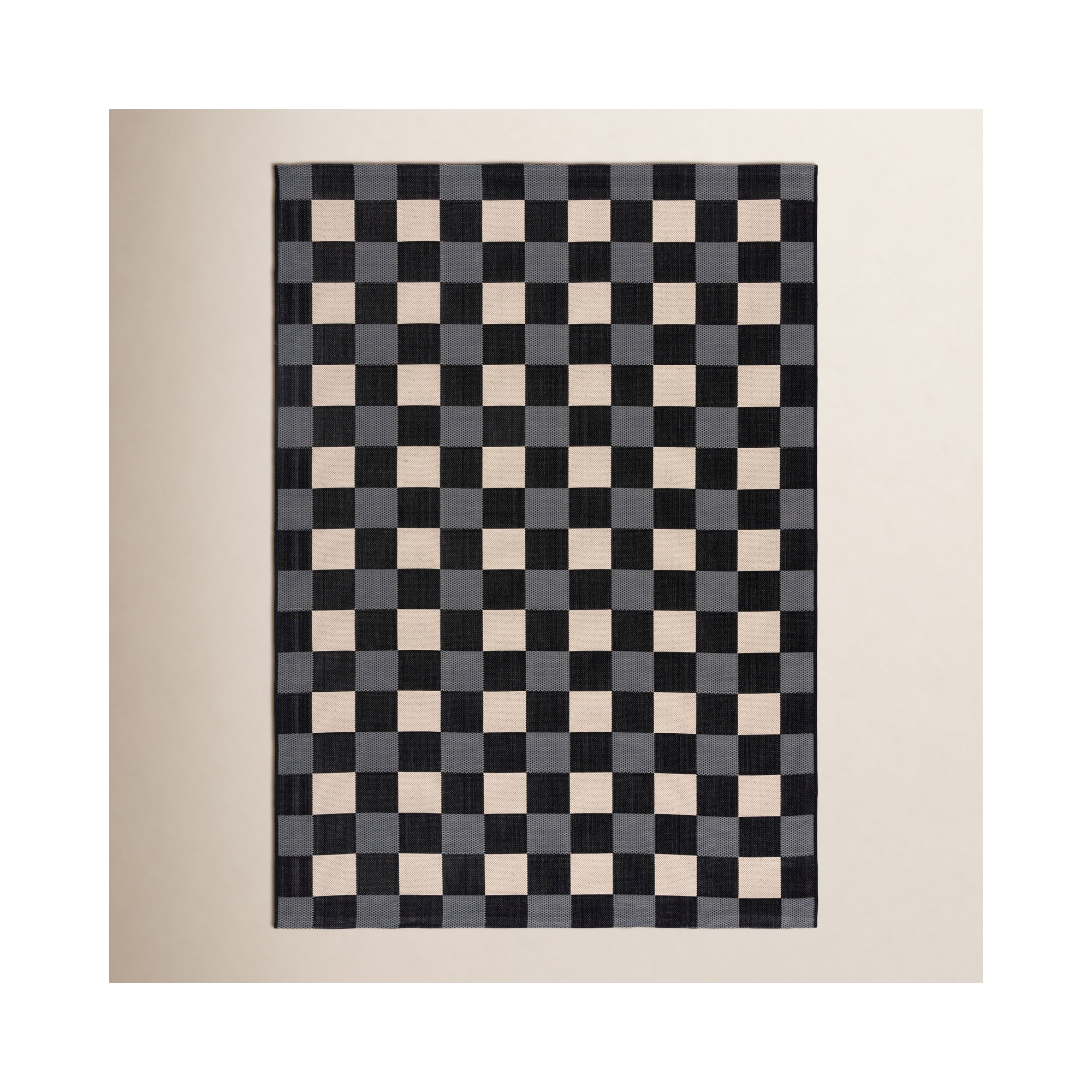 Mererid Geometric Indoor/Outdoor Area Rug, Rectangle 5'3" x 7'6"