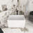 43'' x 28'' Acrylic Freestanding Soaking Bathtub in Glossy White