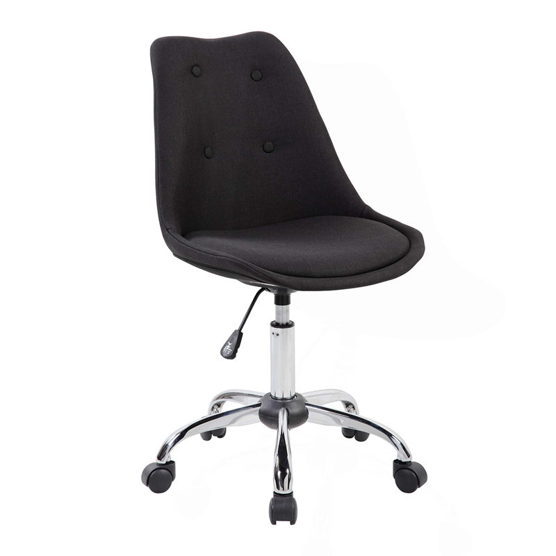Armless Task Chair with Buttons