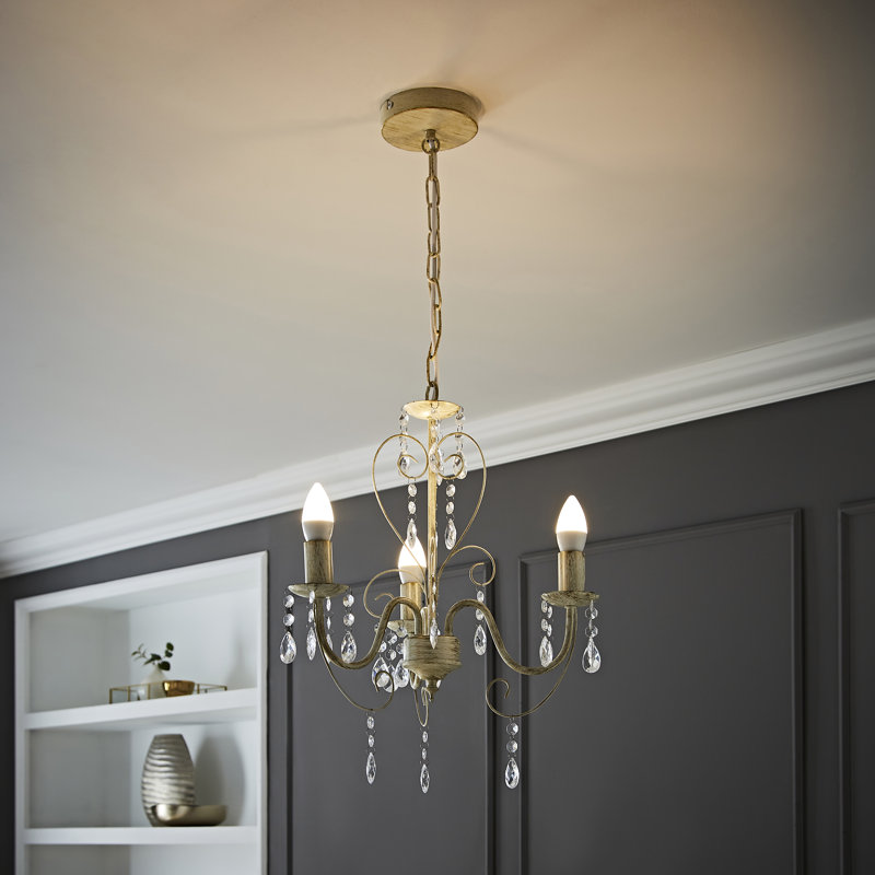 Edgar 3 - Light Candle Style Chandelier, Yes