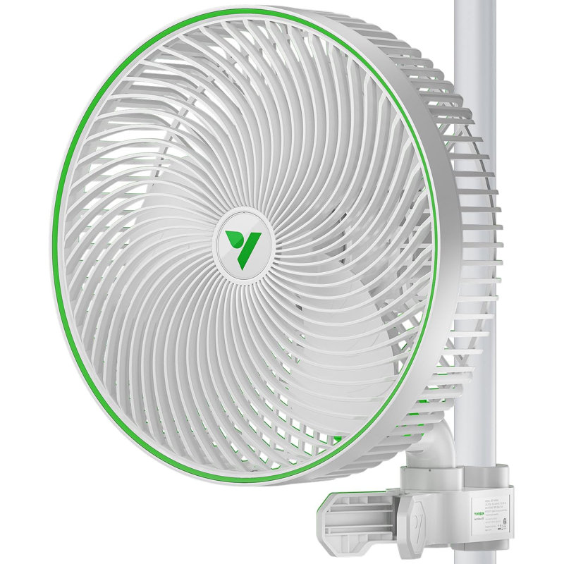 Ventilateur à pince E9, Blanc