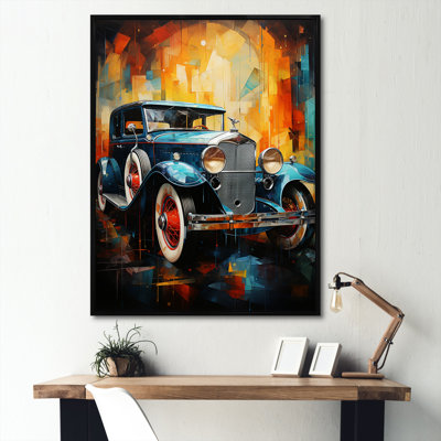" Abstract Vintage Car Memory I "