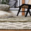 Tapis géométrique en laine et en coton tissé à la main-1564509005