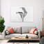 Calla, fleurs abstraites, art mural contemporain-2131509573