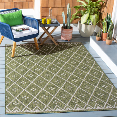 Tapis d'intérieur / extérieur à motif géométrique Altheta Performance