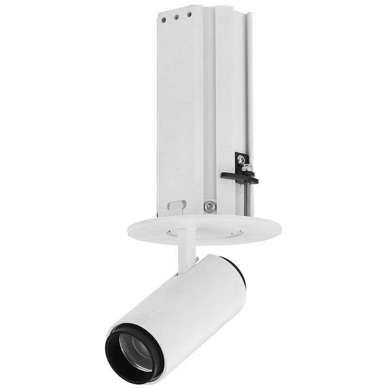 Projecteur encastré à DEL intégré 3 po Telescopica, certifié ETL, angle de faisceau 36, blanc