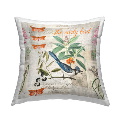 Coussin décoratif The Collage Birdland