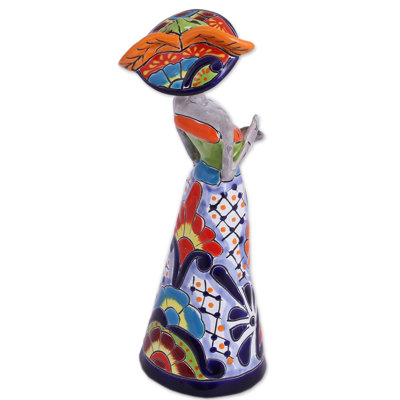 Figurine en céramique Churchwell Talavera Catrina