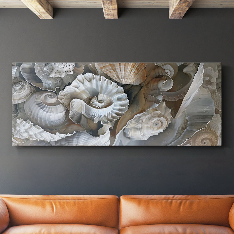 Toile tendue avec châssis 10 # Abstract Series, H 12 po x l 30 po