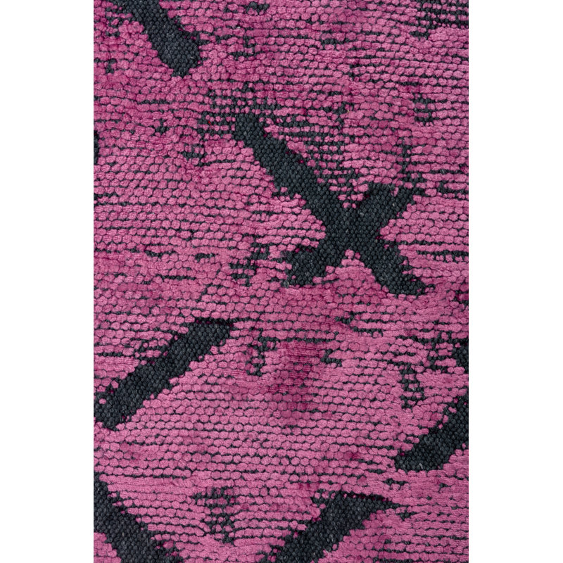 Rapture Pink/Gray Luxury Area Rug, Rectangle 7'10" x 11'2"