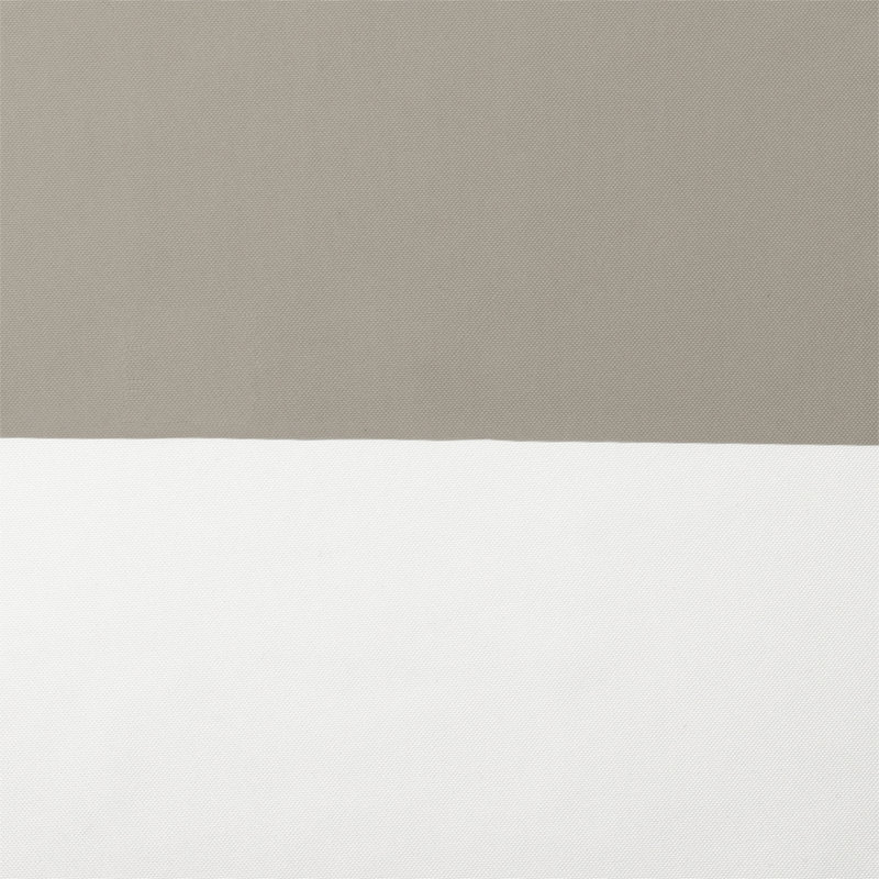 Panneaux de rideaux semi-transparents rayés avec œillets Agim, Gris nuageux, l 54 po x L 96 po