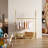 Nazreen 33.5'' Metal Rolling Clothes Rack