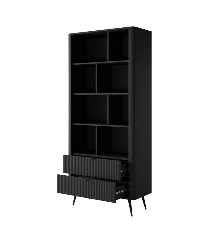 Lante 194cm H x 88cm W Bookcase, Black