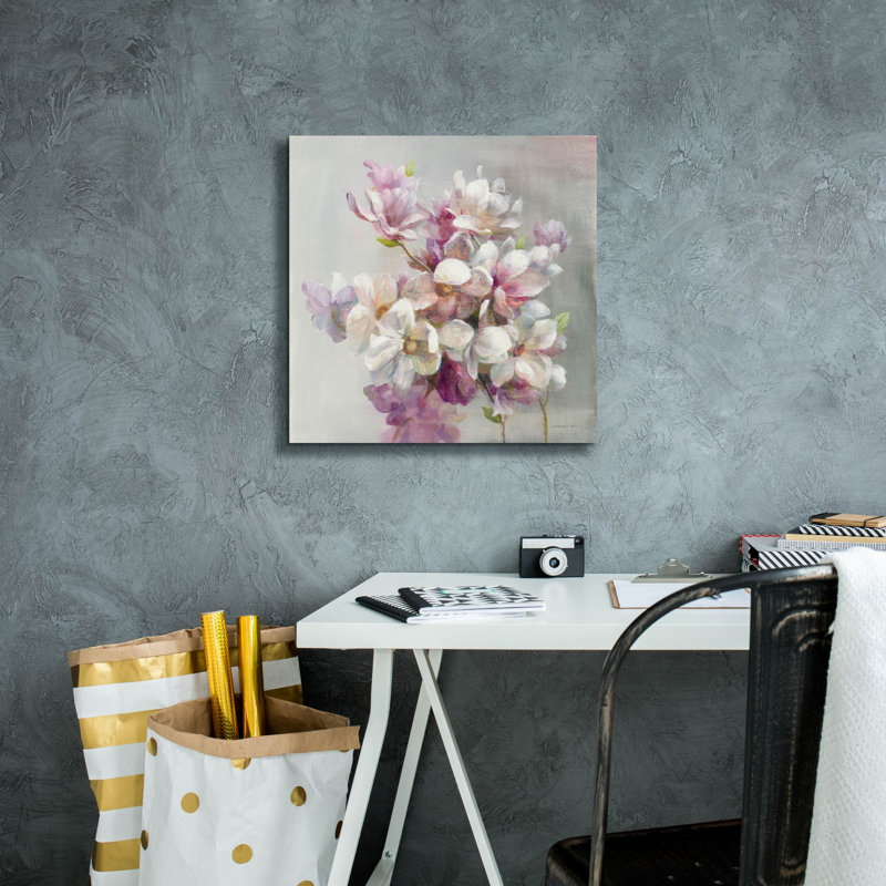 «Sweet Magnolia» par Danhui Nai, art mural sur toile, H 18 po x l 18 po