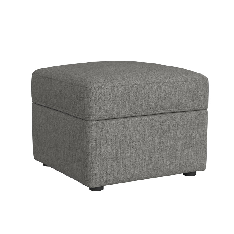 Repose-pieds avec rangement Lockheart 24,5 po, Gris