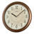 QHA018BLH Traditional Wall Clock, Metallic Brown-1727238980