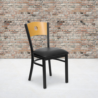 Chaise de restaurant en métal Prompton