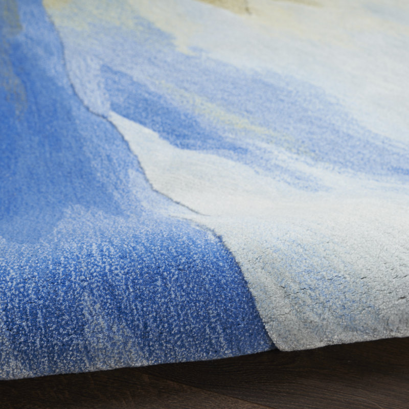Abstract Area Rug, Rectangle 8'6" x 11'6"
