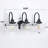3-Light Vanity Light Spherical Glass Bathroom Wall Sconces-139722397