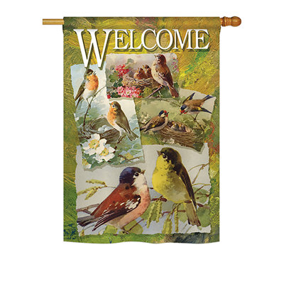 Drapeau de jardin en polyester à 2 côtés