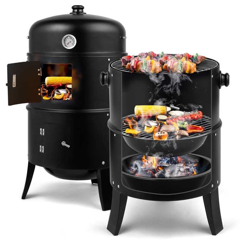 Dakota Fields Brooklan 104.14cm W Charcoal Grill