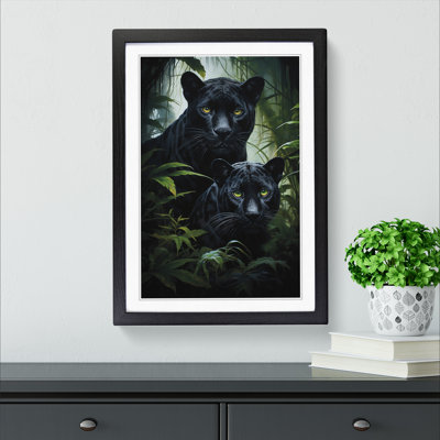 Panther Gothic - Single Picture Frame Print