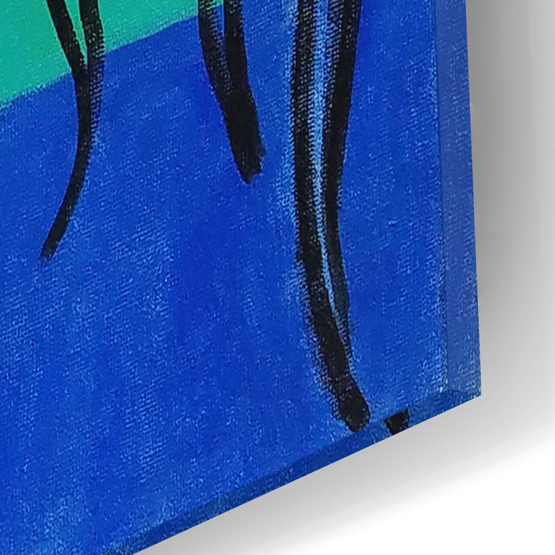 «Tablescape # 1» par Holly Wojhan, art mural en verre acrylique, H 16 po x l 12 po x P 0,13 po