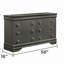Commode 6 tiroirs Blaze
