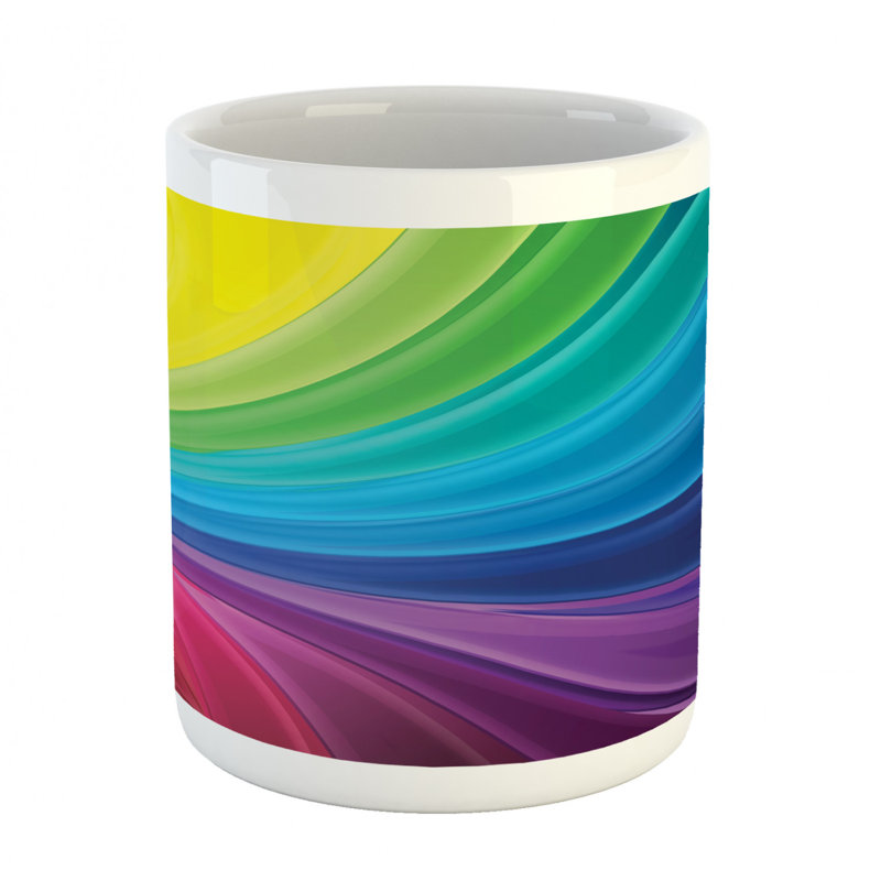 Grande tasse à café en arc lisse