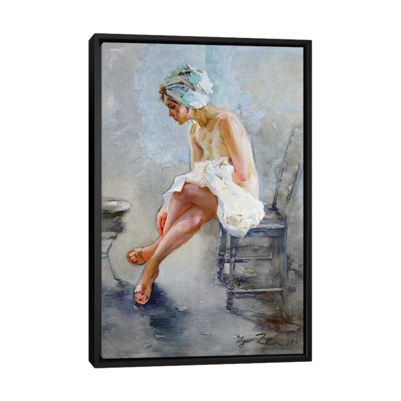 In The Bathroom by Igor Zhuk - Painting on Canvas