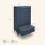 Commode 5 tiroirs Naima - Bleu marine-2090917765-2104125005