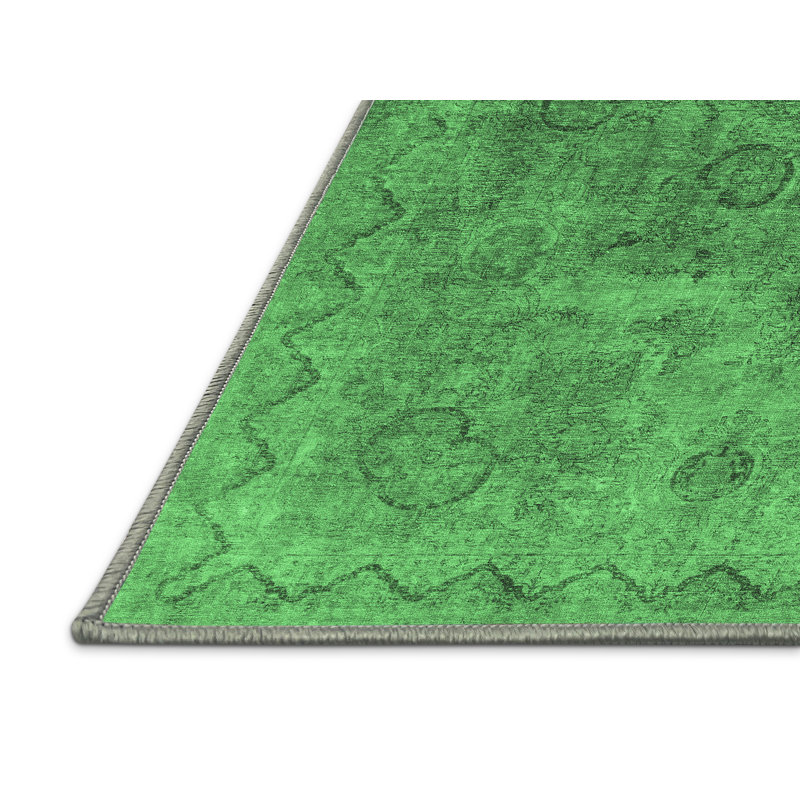 Washable Geometric Indoor Rug, Rectangle 2' x 3'