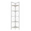 Bibliothèque moderne blanche de 63,0 po x 13,0 po x 63,0 po | 100% panneau de particules enduit de mélamine, épaisseur: 0,7 pouce | Conception élégante de couleur unie, parfaite pour le rangement et la présentation de la maison ou du bureau, durable et élégante-633848135